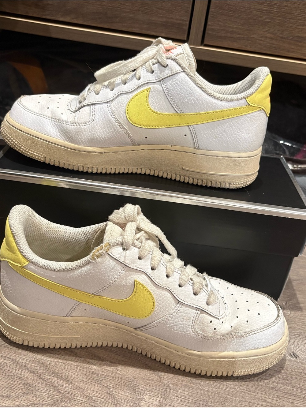 Nike Yellow Air Force 1 (7.5)
